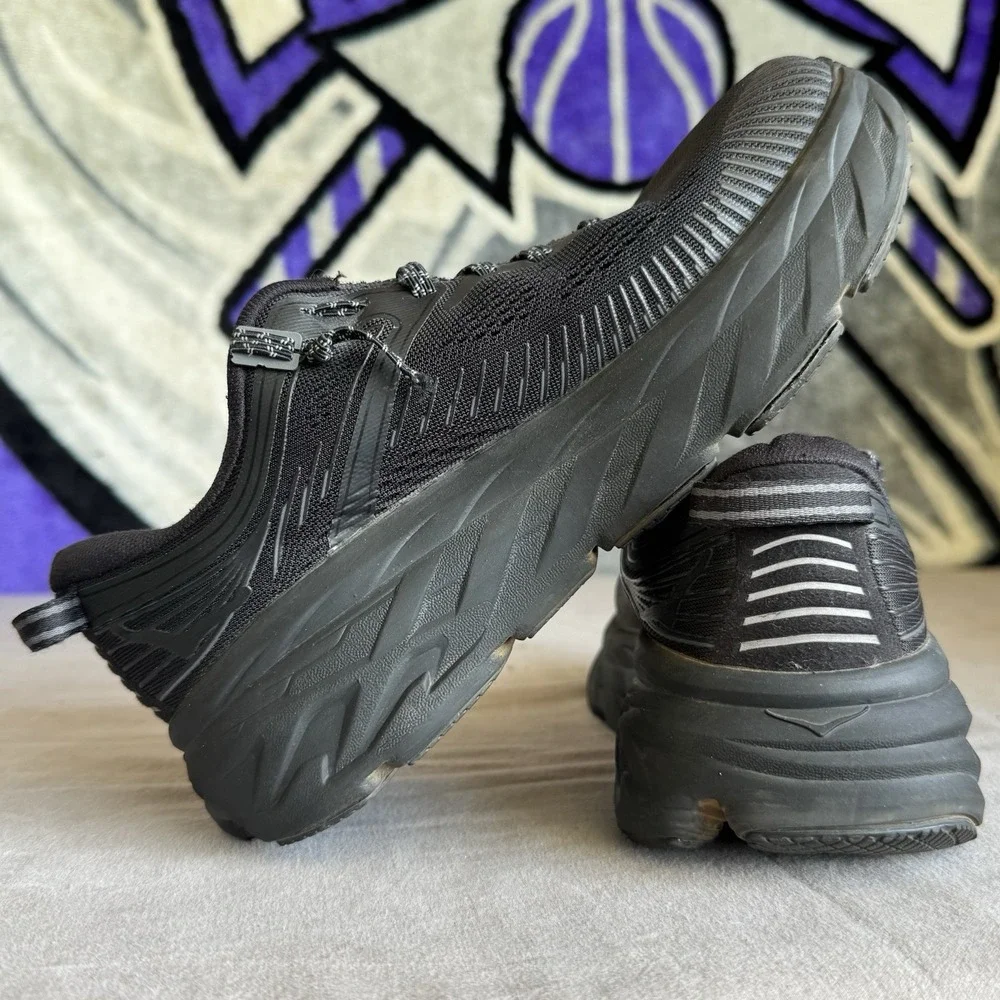 Size 8 - Hoka One One HOKA Bondi 7 Black W 1110519 BBLC